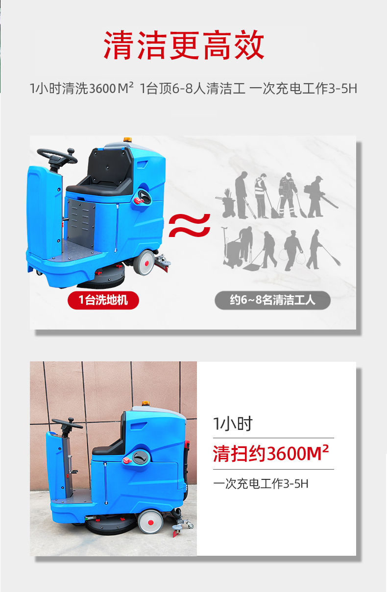 长春驾驶式洗地机更适合用在高铁站